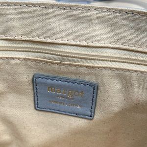 Margot Pastel Seafoam Leather Crossbody Purse Handbag Small Women's